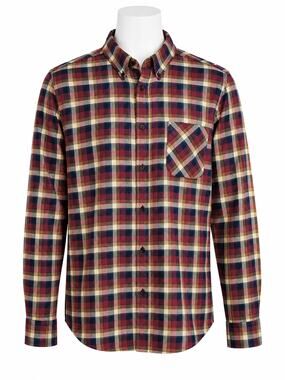 United by Blue Red Plaid Button Down - Size XL - Organic Cotton